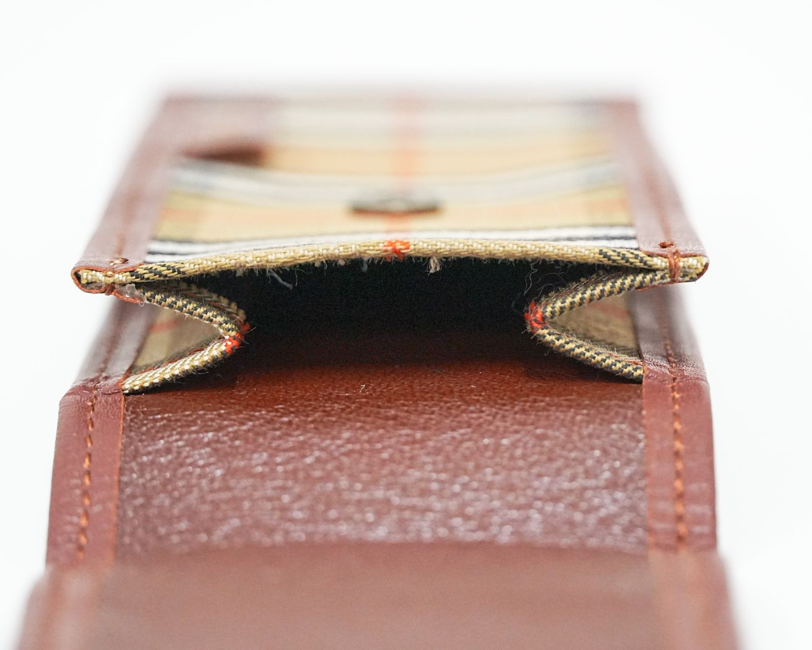 NI] Burberrys バーバリーズ ペンケース ブラウン ベージュ ノバ