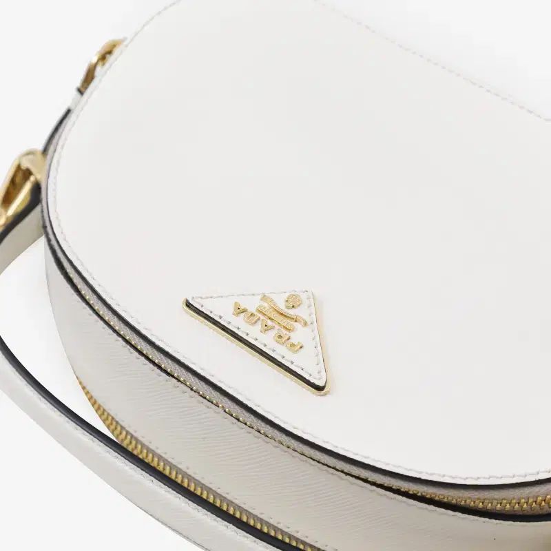  PRADA プラダ 1 BH 123 オデット サフィアーノ クロスバック 白 メッセンジャーバッグ ショルダーバッグ
