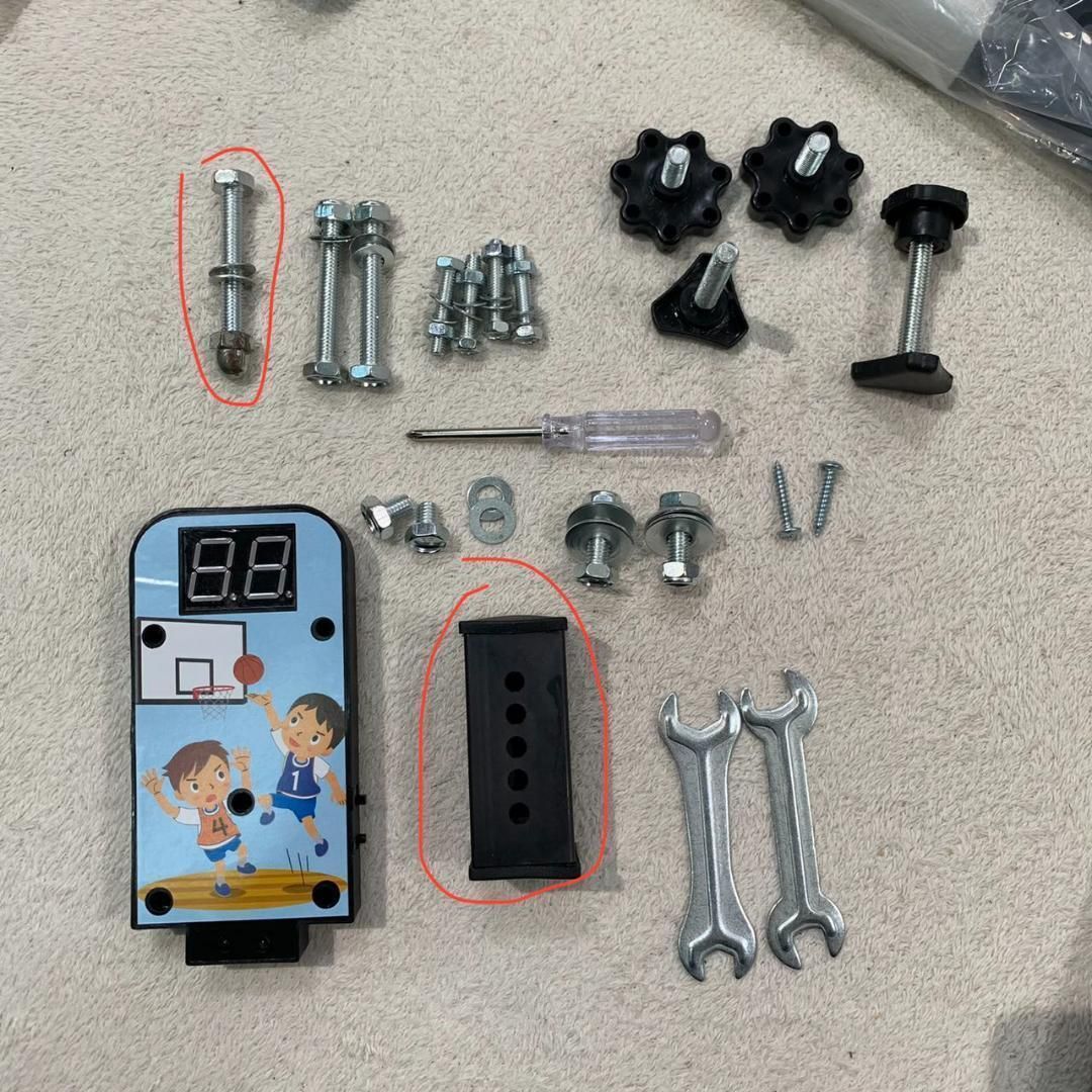 訳あり新品 バスケットゴール 電子スコアリング 屋外 家庭用 568-160