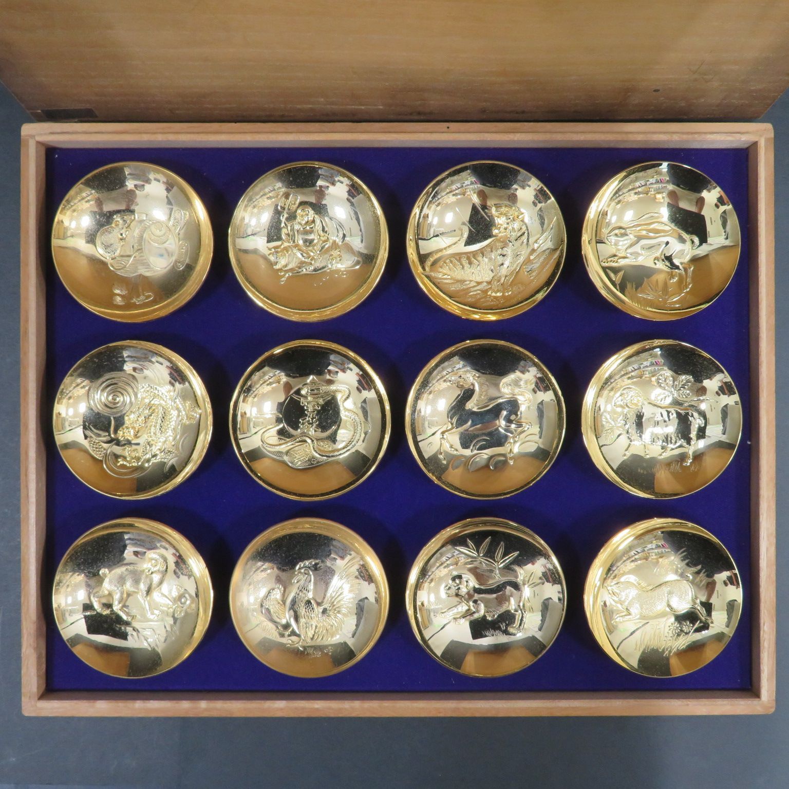 4858□十二支金盃□十二干支□金杯□24KPG□送料込み - メルカリ