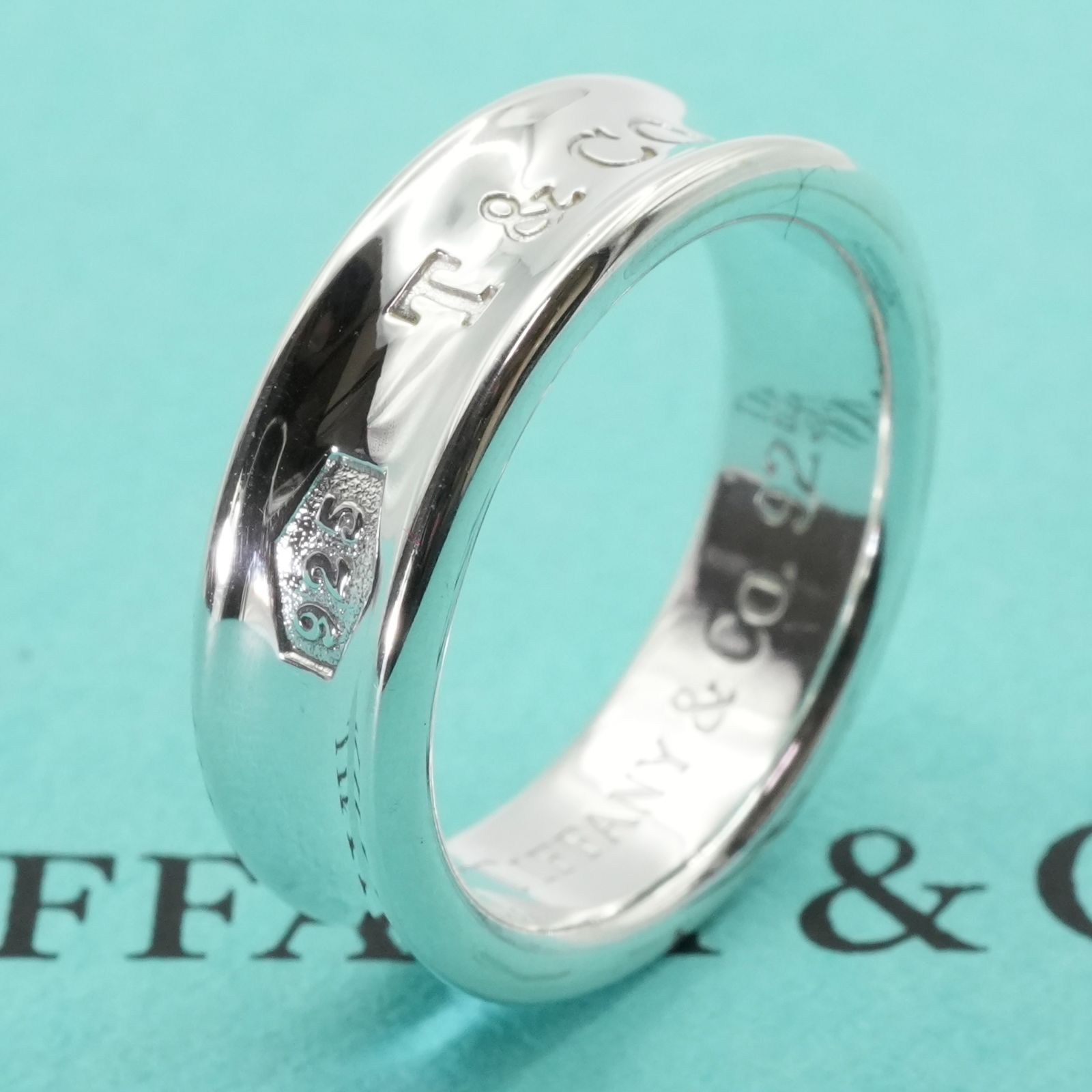 17.5号 ティファニー 1837ナロー ミディアム リング25-1852