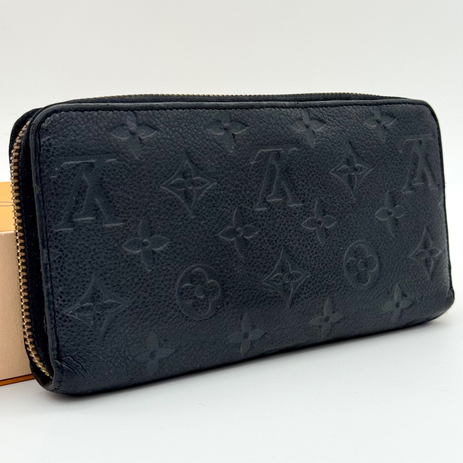 ルイヴィトン ジッピーウォレット 長財布 LOUIS VUITTON モノグラム アンプラント ノワール ブラック 黒 ラウンドジップ ラウンドファスナー サイフ 小物 ブランド