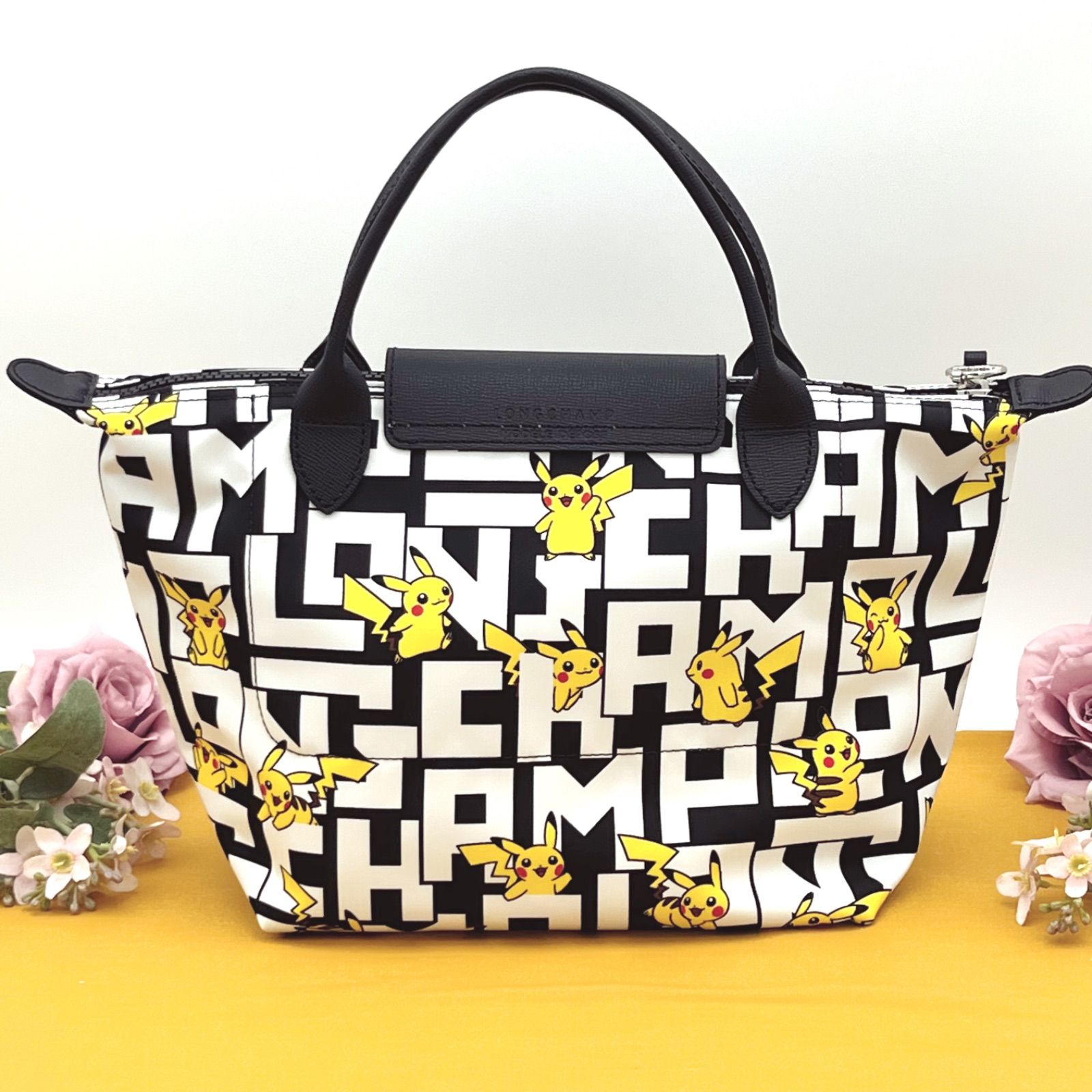 ✨未使用に近い✨LONGCHAMP トートバッグ ピカチュウ プリアージュ