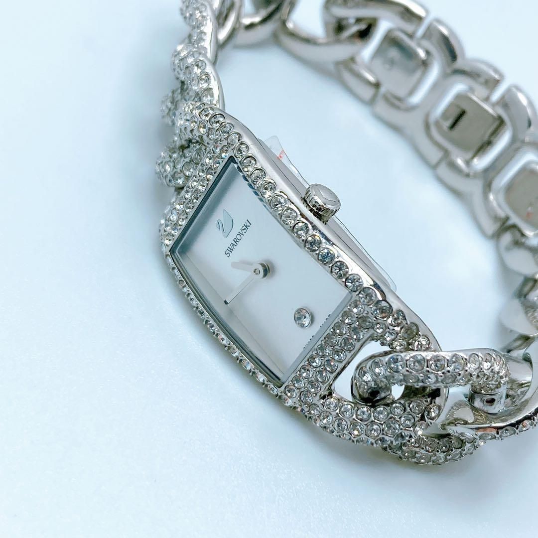 565 スワロフスキー　カクテルウォッチ　シルバー　現行　腕時計 565 スワロフスキー カクテルウォッチ シルバー 現行 腕時計