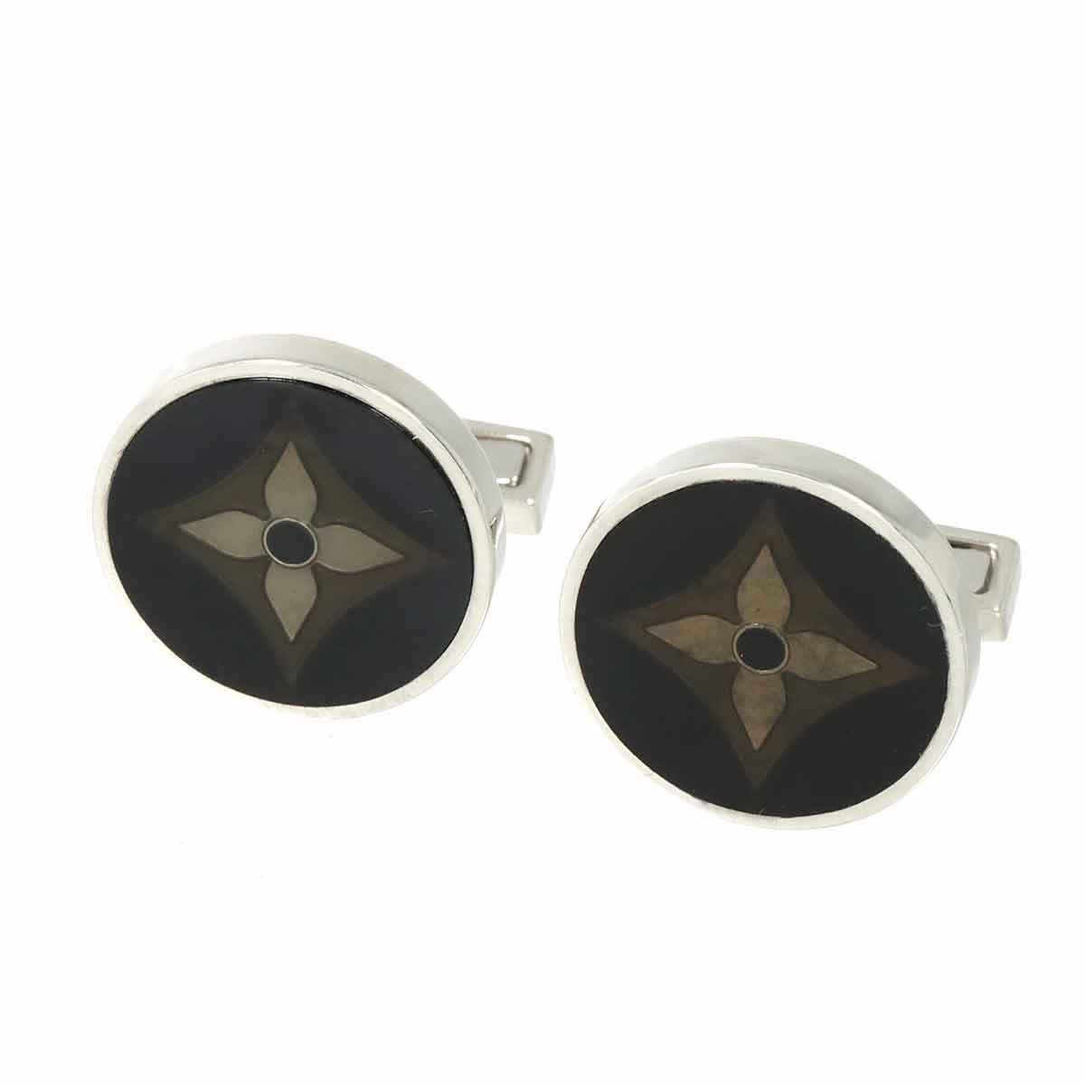 ルイ ヴィトン LOUIS VUITTON ブトン ドゥ マンシェット フルール カフス SV シルバー 925 LV Cufflinks 90293913