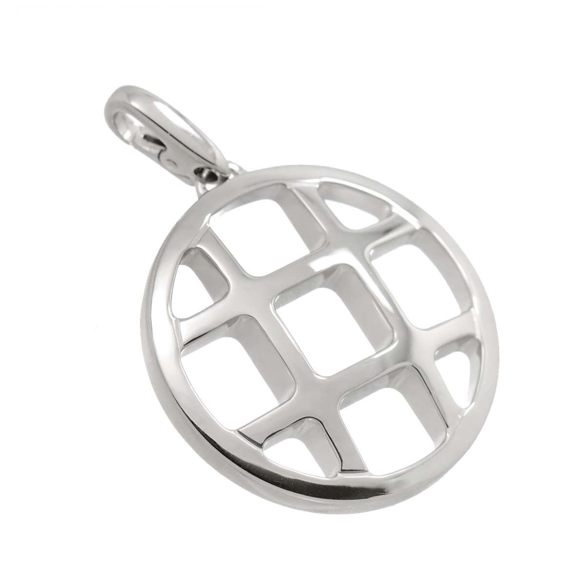 カルティエ Cartier パシャグリッド ペンダント トップ K 18 WG ホワイトゴールド 750 チャーム Pendant Top Charm