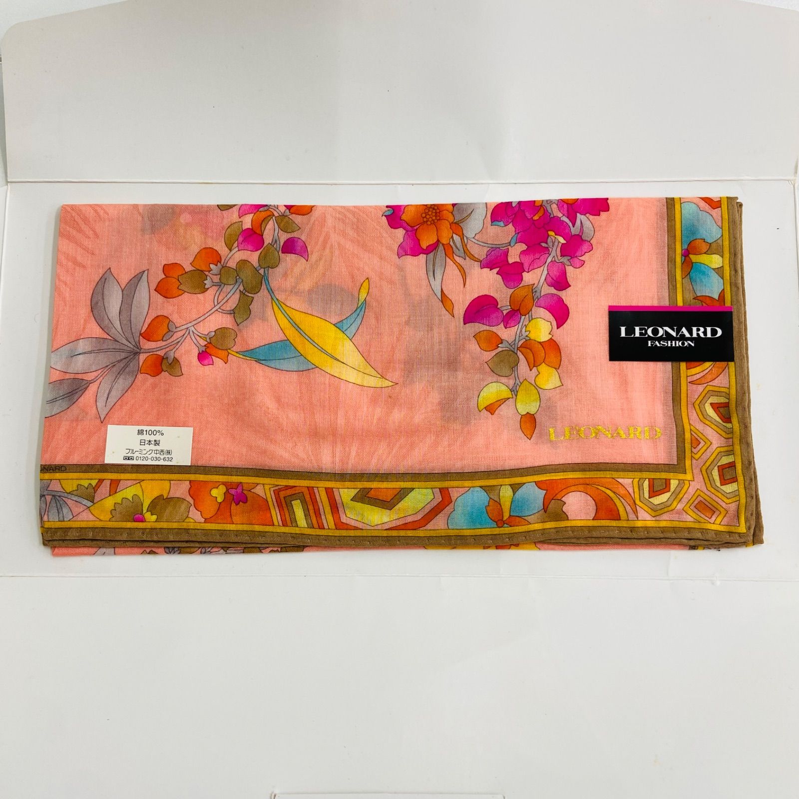 値下げ】【新品】LEONARD レオナール シルク スカーフ 花柄 - メルカリ