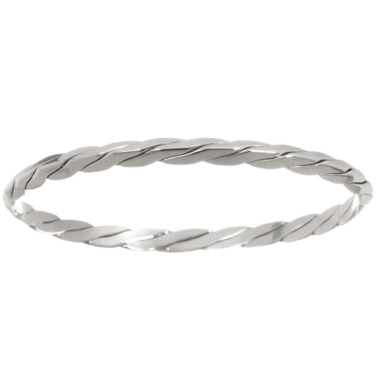 ティファニー TIFFANY-CO. ツイスト バングル 20 cm SV シルバー 925 ブレスレット Bracelet