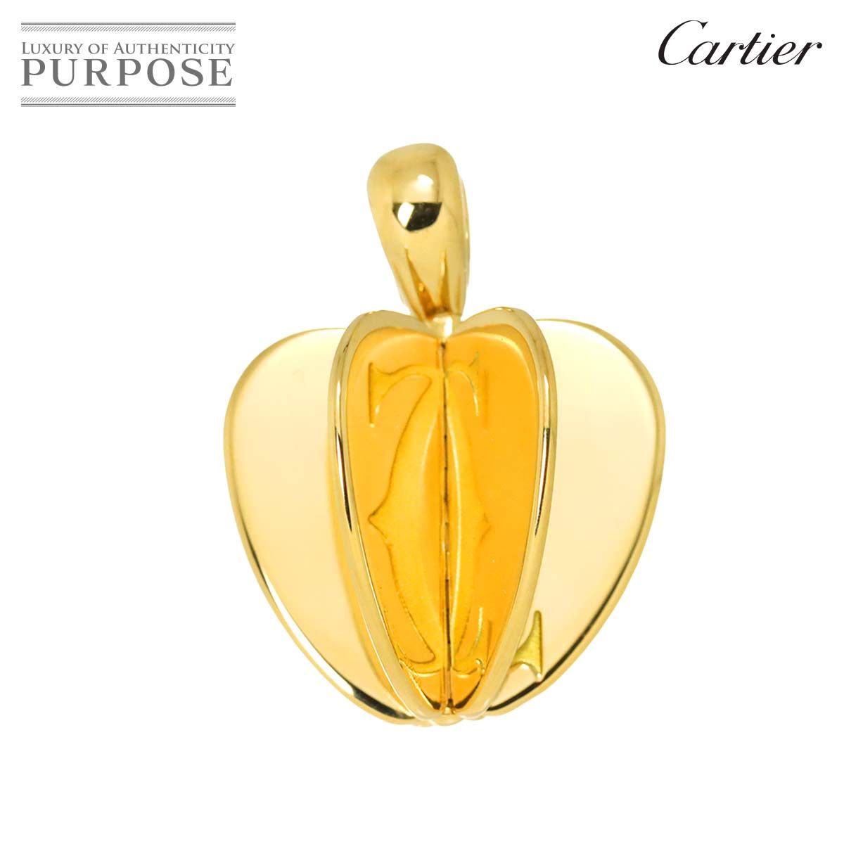 カルティエ Cartier ゴールデン アップル ペンダント トップ K18 YG イエローゴールド 750 Pendant Top 90298571