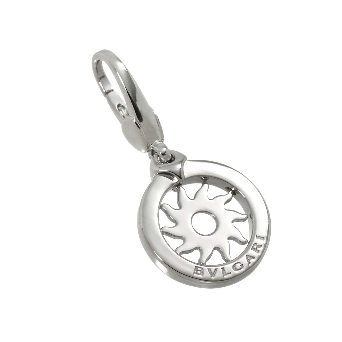 ブルガリ BVLGARI トンドサン ペンダント トップ K 18 WG ホワイトゴールド 750 チャーム Charm Pendant Top