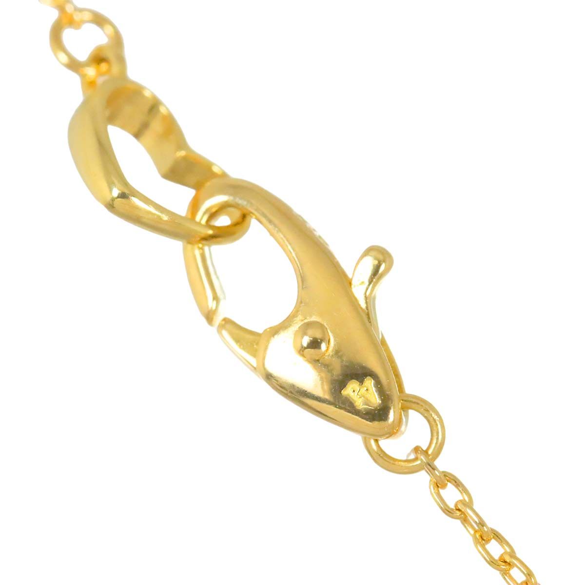 ポンテヴェキオ Ponte Vecchio ダイヤ 0.16ct ネックレス 40cm K18 YG  