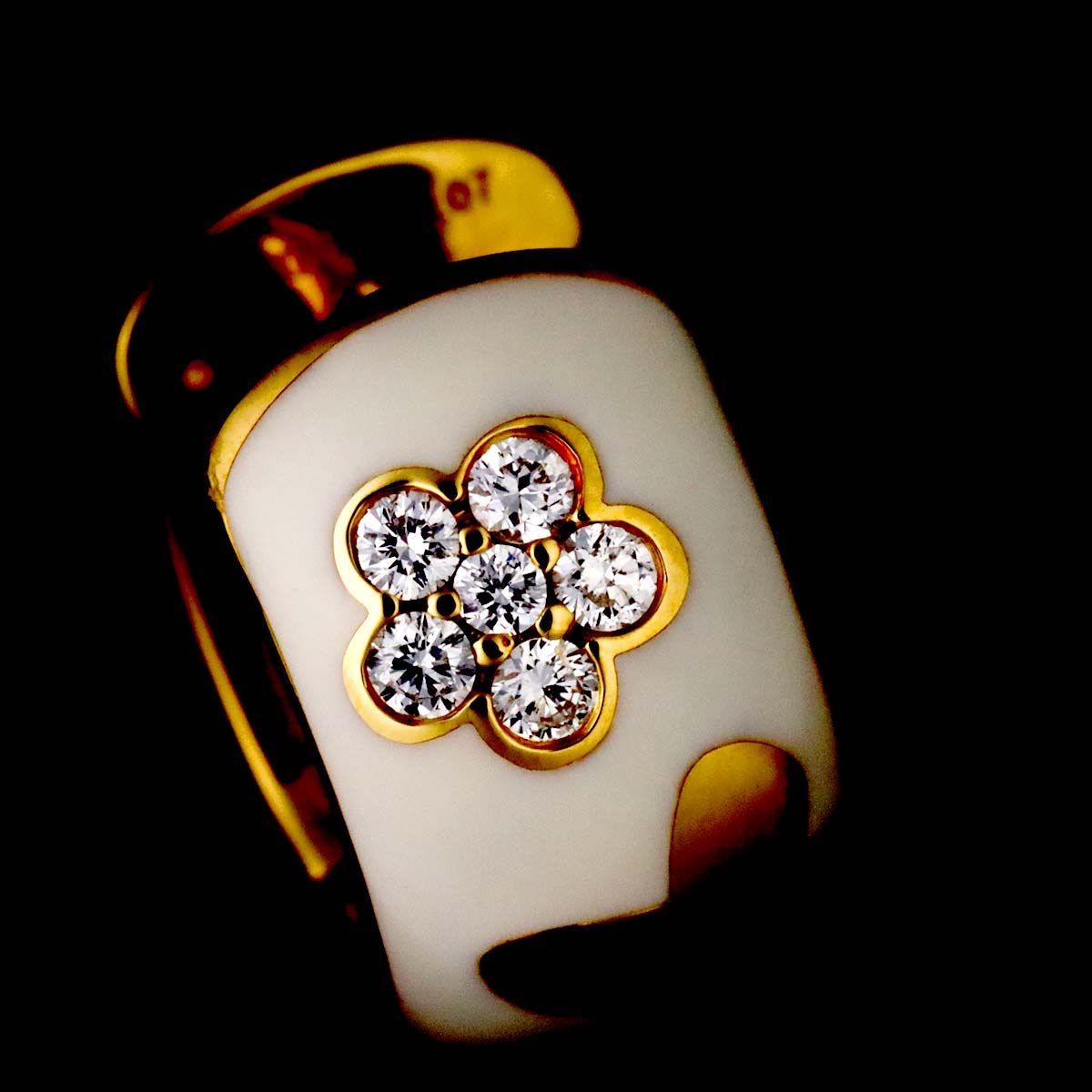 ポンテヴェキオ Ponte Vecchio ダイヤ 0.07/0.07ct ピアス K18 YG 750