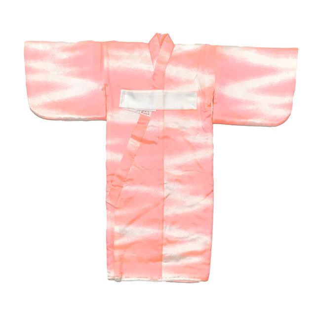  初節句やお正月に 女の子 でんちセット 赤ちゃんの着物 ちゃんちゃんこセット 化繊 ピンクぼかし 鼓 KGDS 022 お宮参り用品 行事 記念品