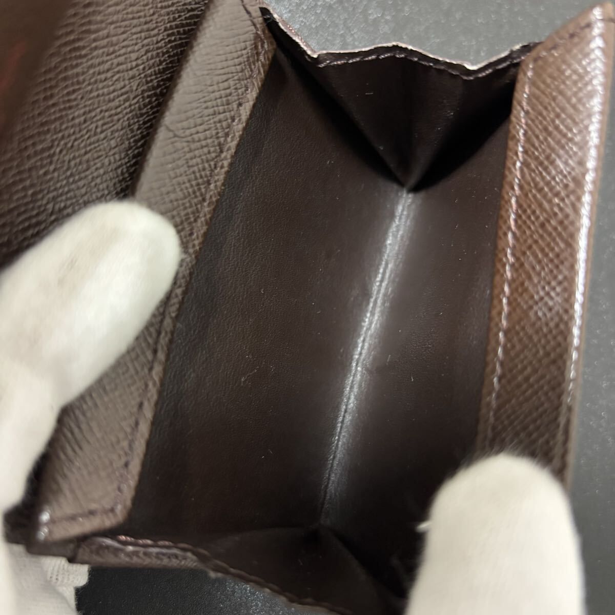 r3 ポルト モネ プラ ダミエ エベヌ ルイ ヴィトン Louis Vuitton