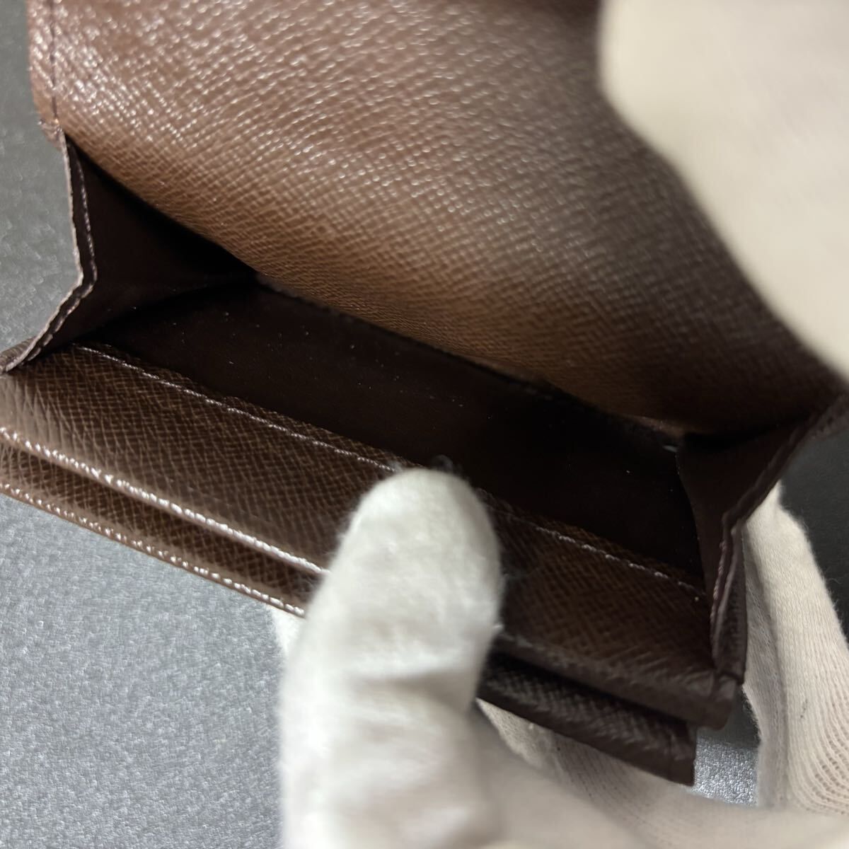 r3 ポルト モネ プラ ダミエ エベヌ ルイ ヴィトン Louis Vuitton