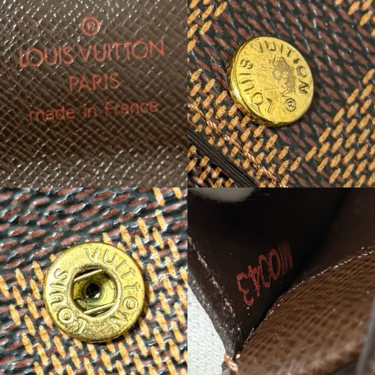 r3 ポルト モネ プラ ダミエ エベヌ ルイ ヴィトン Louis Vuitton