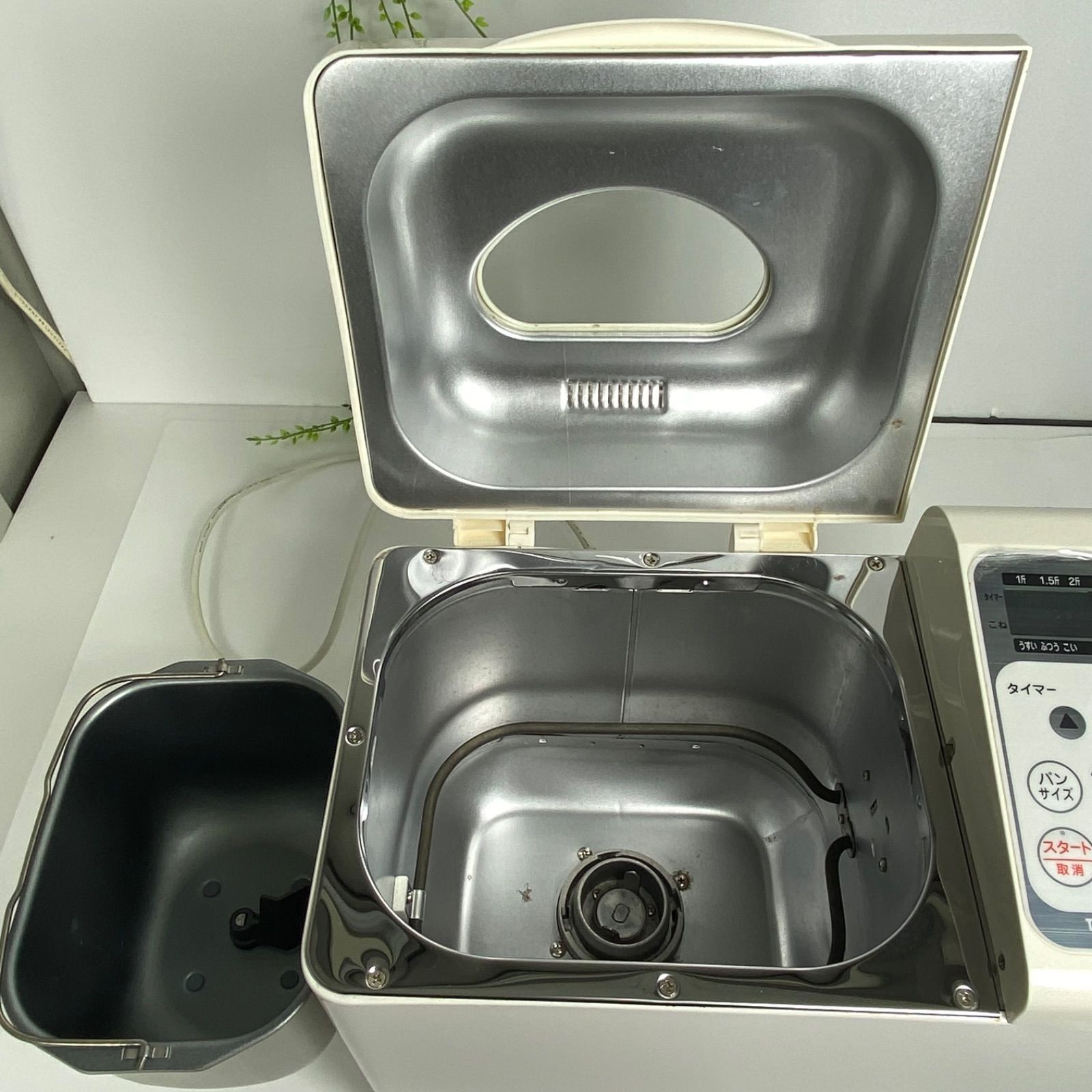 TWINBIRD ホームベーカリー PY-D432 白 中古 パン焼き器 本体のみ