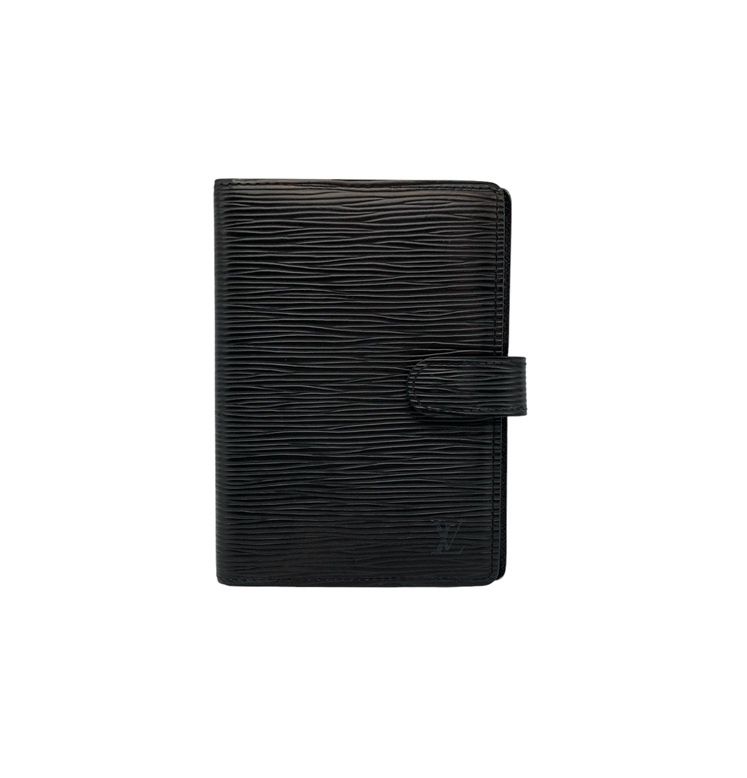 LOUIS VUITTON エピ アジェンダPM 手帳カバー ブラック R20052 リフィルあり D4