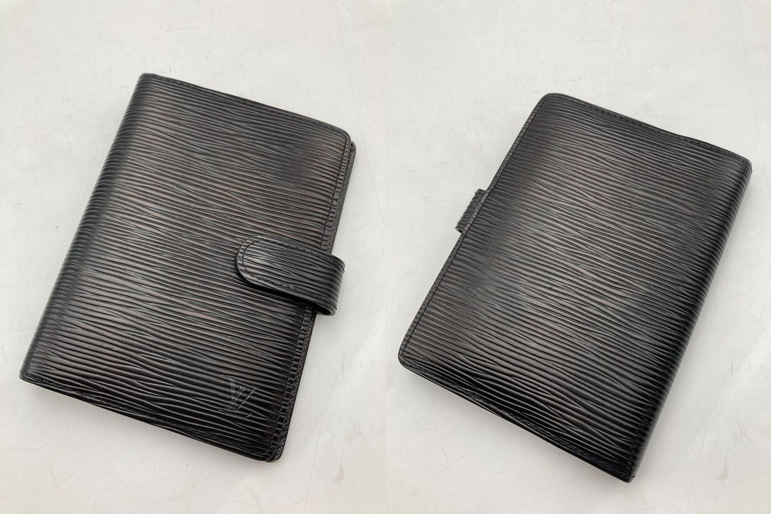 LOUIS VUITTON エピ アジェンダPM 手帳カバー ブラック R20052 リフィルあり D4