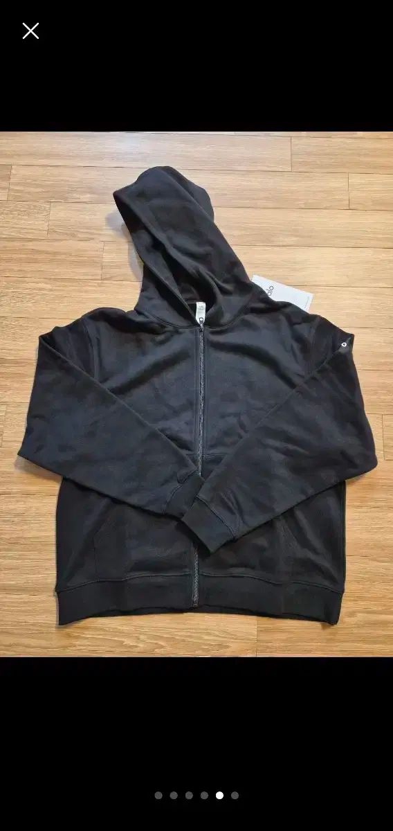 ALO ブラック フードジップアップ sサイズ R GINKGOPHARMACY_COM