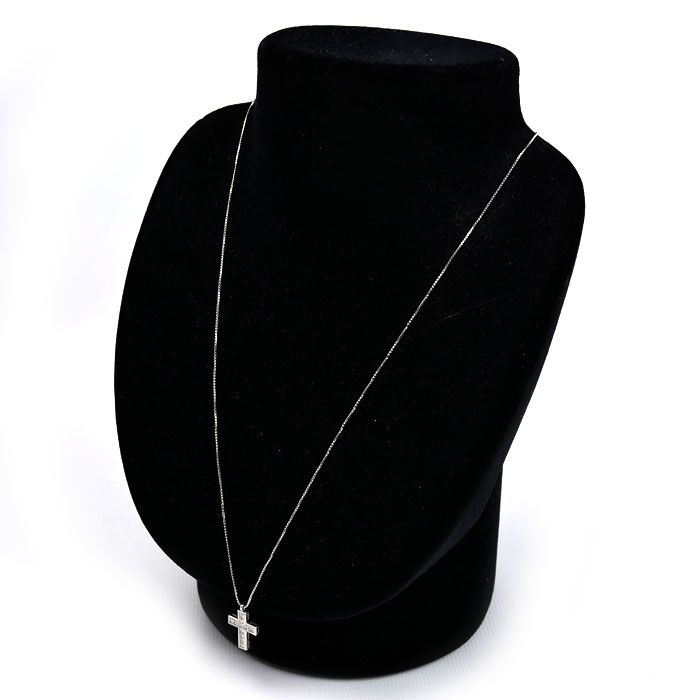 ゆきざき Pt900プラチナ Pt850プラチナ リッチクロス ネックレス