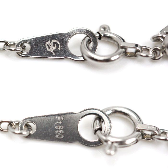 ゆきざき Pt900プラチナ Pt850プラチナ リッチクロス ネックレス