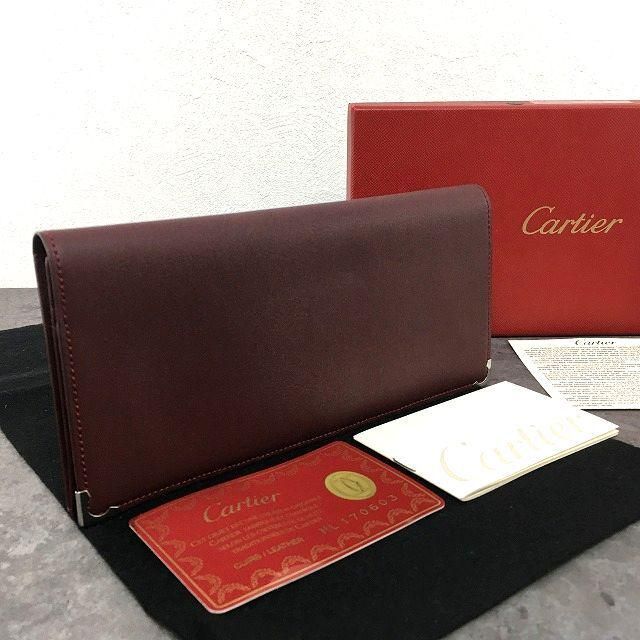 89 み Cartier 札入れ マストドゥカルティエ