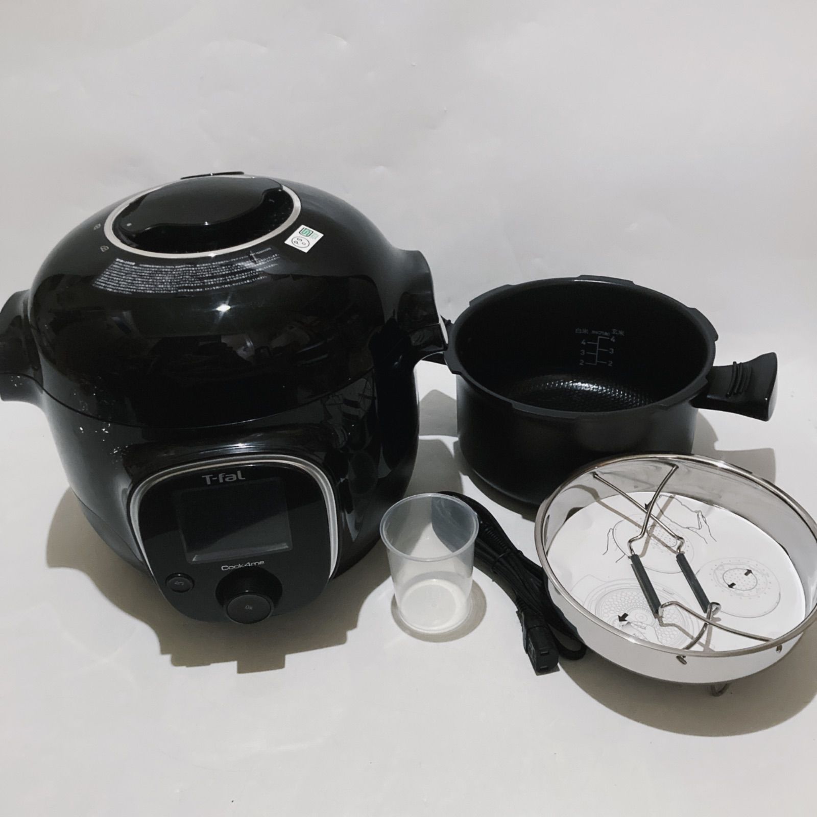 状態良好】T-Fal Cook4me 電気圧力鍋 黒 CY8708JP ティファール クック