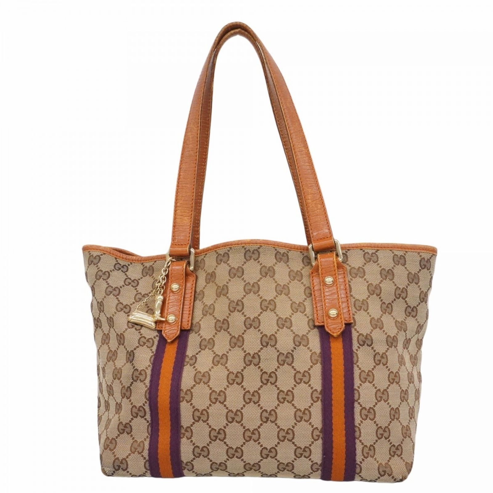 グッチ Gucci グッチ トートバッグ GGキャンバス 137396 キャンバス ベージュ ブラウン レディース