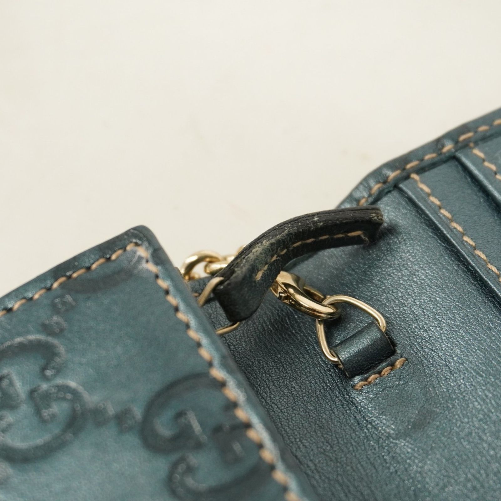  グッチ Gucci 長財布 グッチシマ 170426 レザー ブルー シャンパンレディース 長財布 小物