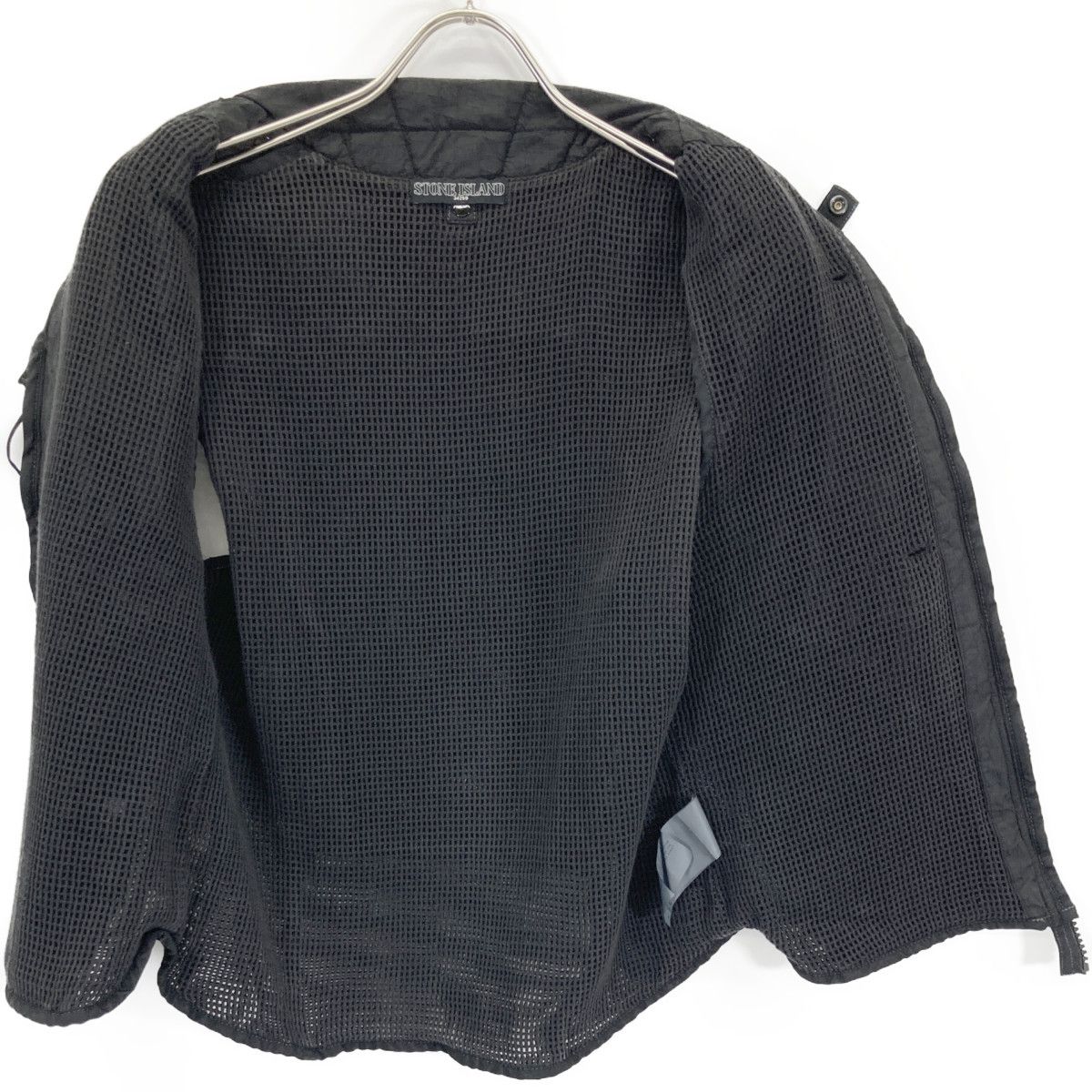 STONE ISLAND ストーンアイランド 5419G0103 ﾌﾞﾗｯｸ ｺﾞｰｽﾄ ﾌﾞﾗｯｸﾊﾟｯﾁ