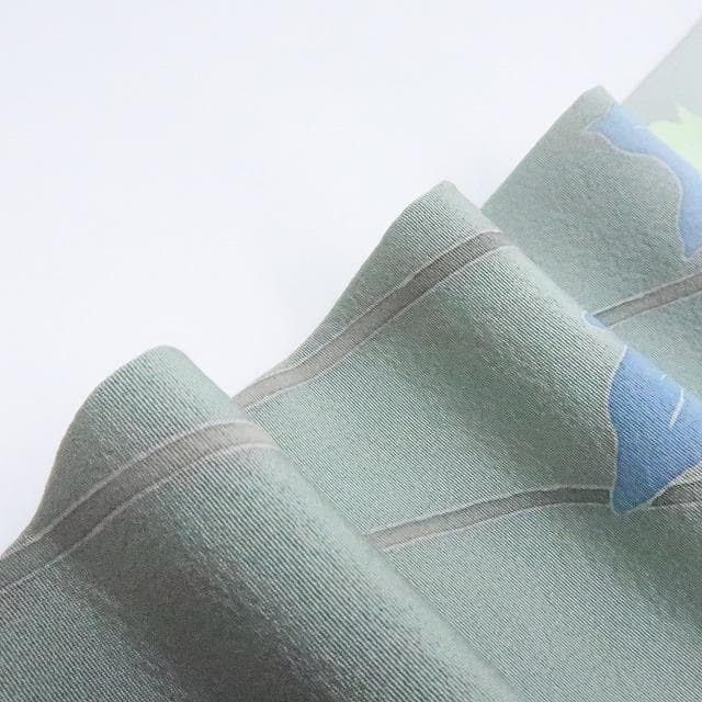 百華 Y 2428 作家物落款 縫い一つ紋 手縫い仕立て Sサイズ 正絹 訪問着 着物