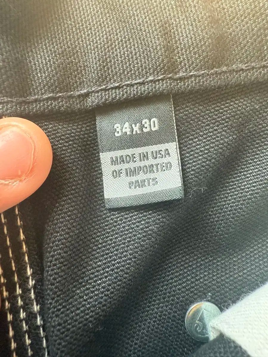 Carhartt カーハート ブラック ダブルニー パンツ usa 34 30