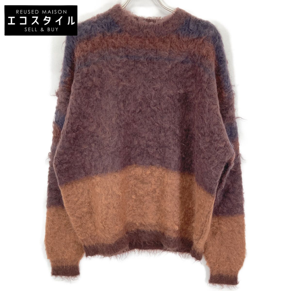 YOKE ヨーク 21AW ROTHKO BORDER CREW NECK ﾓﾍﾔﾆｯﾄｾｰﾀｰ 2