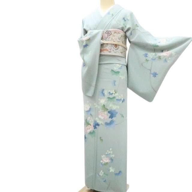 Y2545◇芳翠 作家物 落款 手縫い仕立て 正絹 訪問着 着物 Y2545◇芳翠 作家物 落款 手縫い仕立て 正絹 訪問着 着物 Y2545◇芳