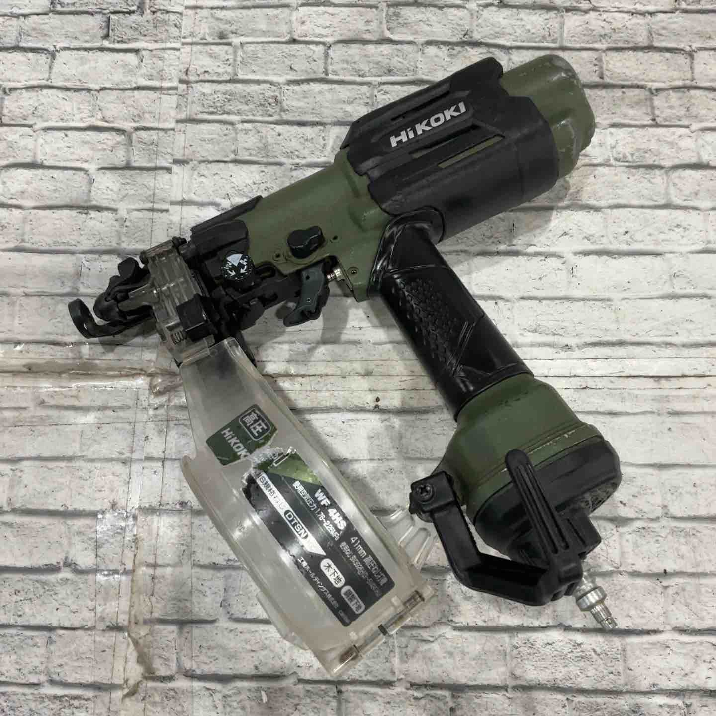 ハイコーキ HIKOKI 旧 日立工機 高圧エアネジ打ち機 WF4HS AG アブソリュートグリーン 川口店