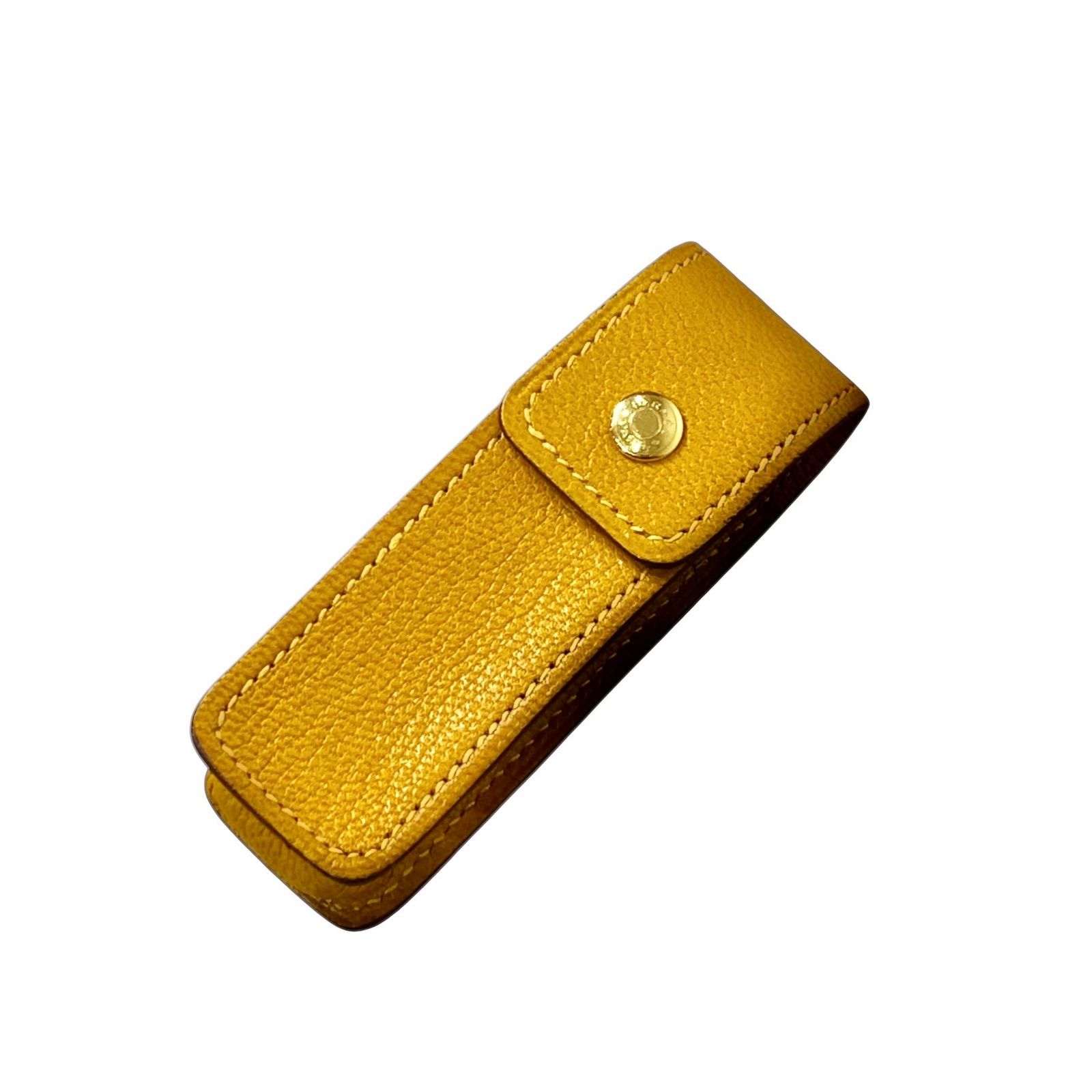 エルメス 印鑑ケース　ガムケース　リップケース エルメス ガムケース リップケース 印鑑ケース 小物入れ イエロー系