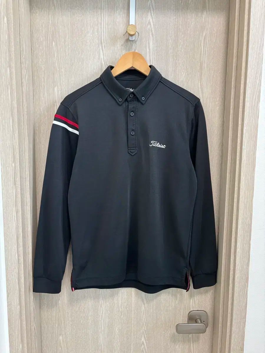 Titleist タイトリスト ゴルフ ツアーフィット ポロシャツ 長袖 M ブラック