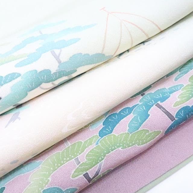 正絹 染め一つ紋