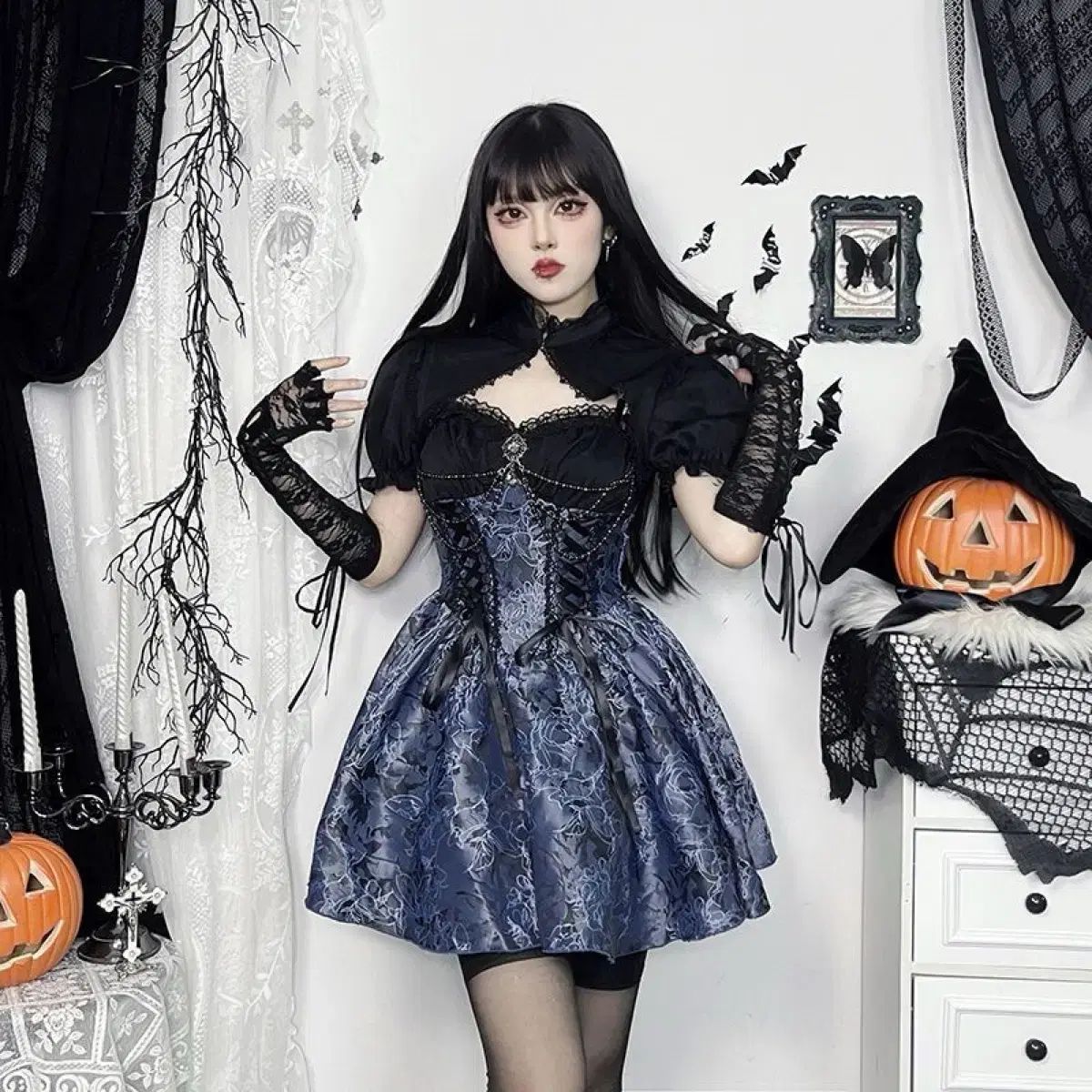 ゴシック ONE PIECE トップス セット ロリータ ファッション