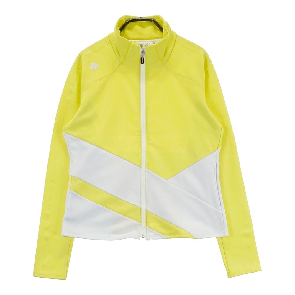 サイズ L DESCENTE GOLF デサントゴルフ 裏起毛 ジップジャケット イエロー系 240101558514 ゴルフウェア レディース ストスト