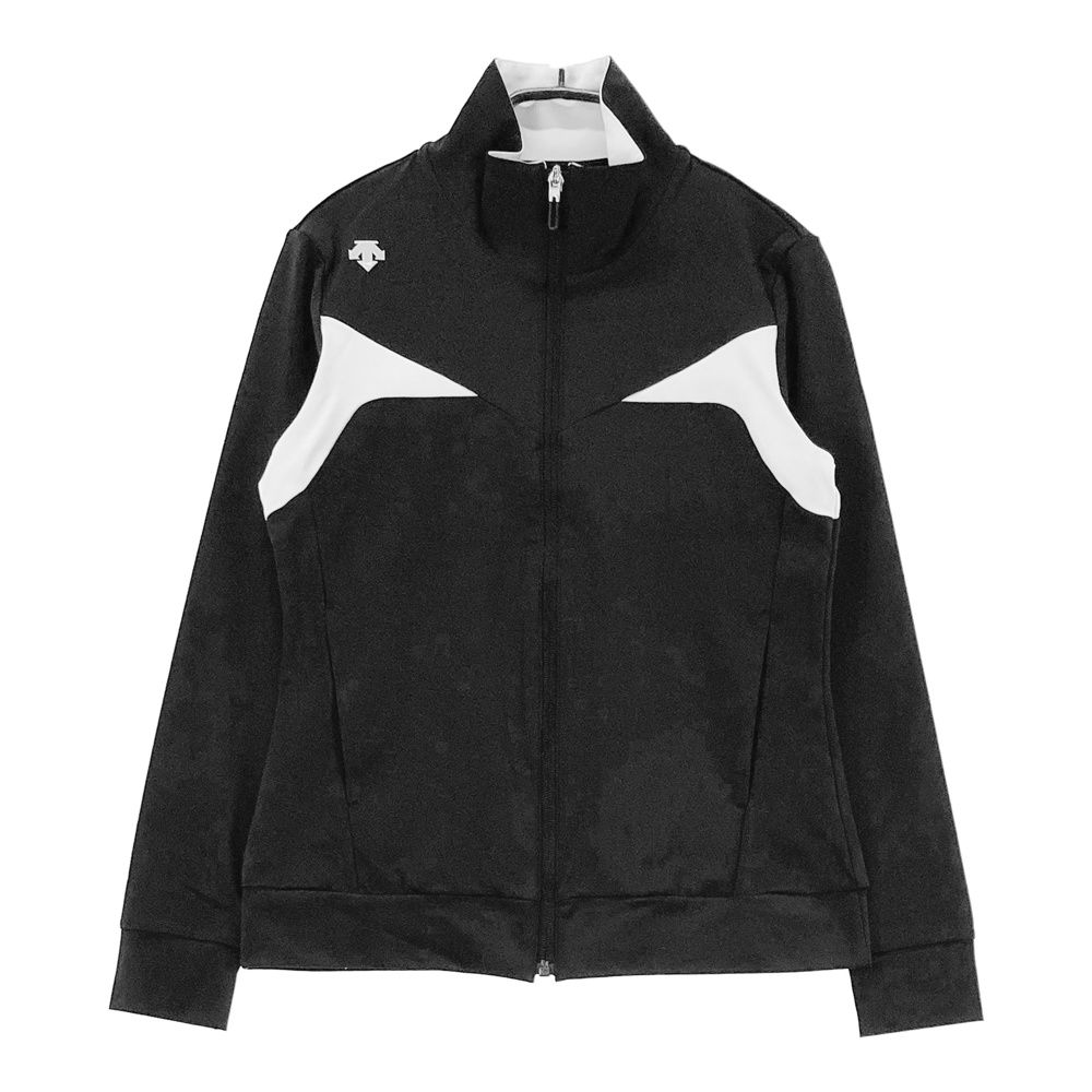 サイズ M DESCENTE GOLF デサントゴルフ DGWLJL51 ジップジャケット ブラック系 240101558516 ゴルフウェア レディース ストスト