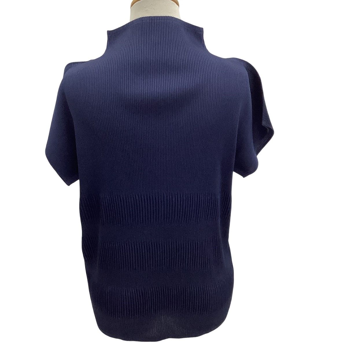 ISSEY MIYAKE イッセイミヤケ PLEATS PLEASE カットソー 変形 PP93-FK883 ネイビー