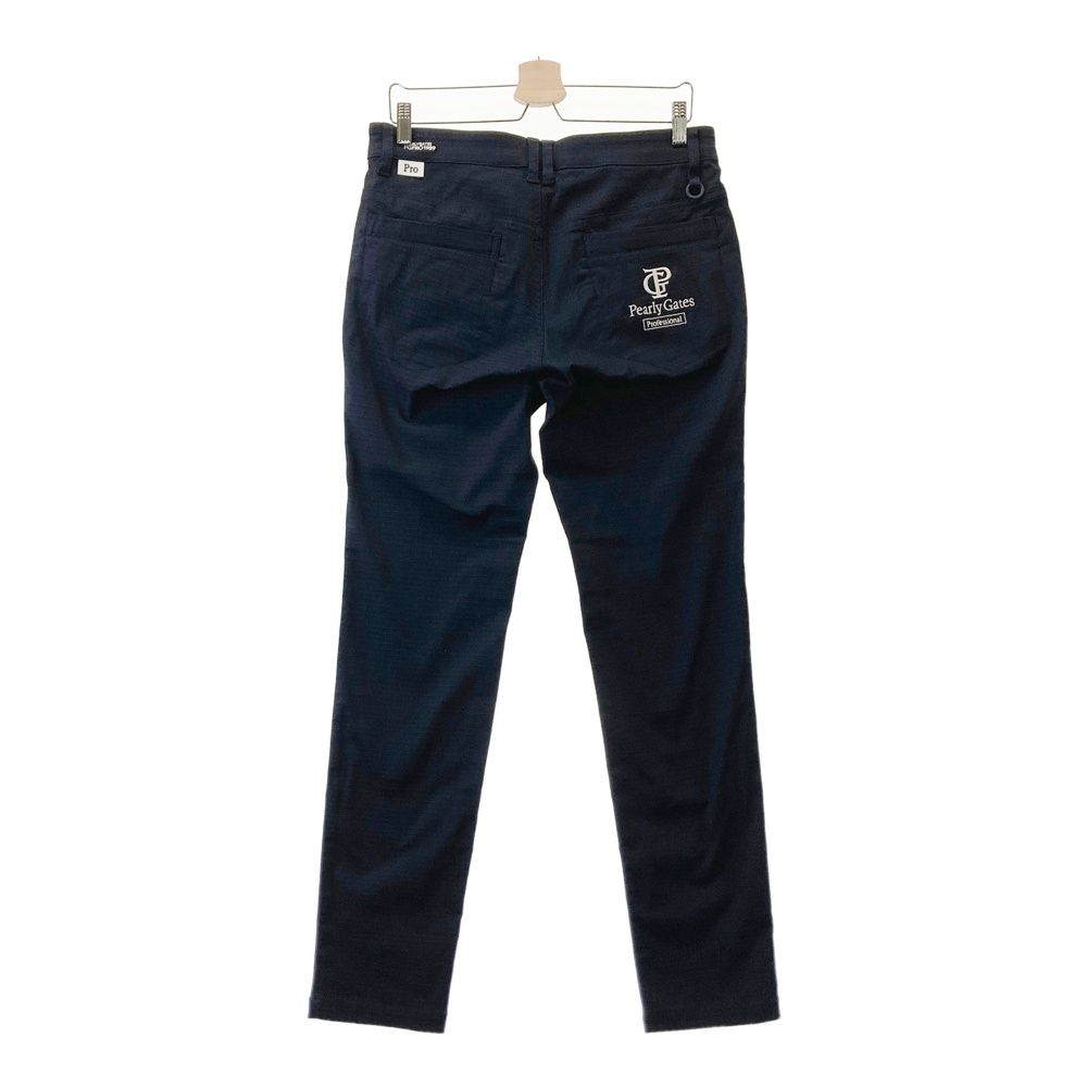 サイズ 4 PEARLY GATES パーリーゲイツ モデル ストレッチパンツ ネイビー系 ゴルフウェア メンズ ストスト