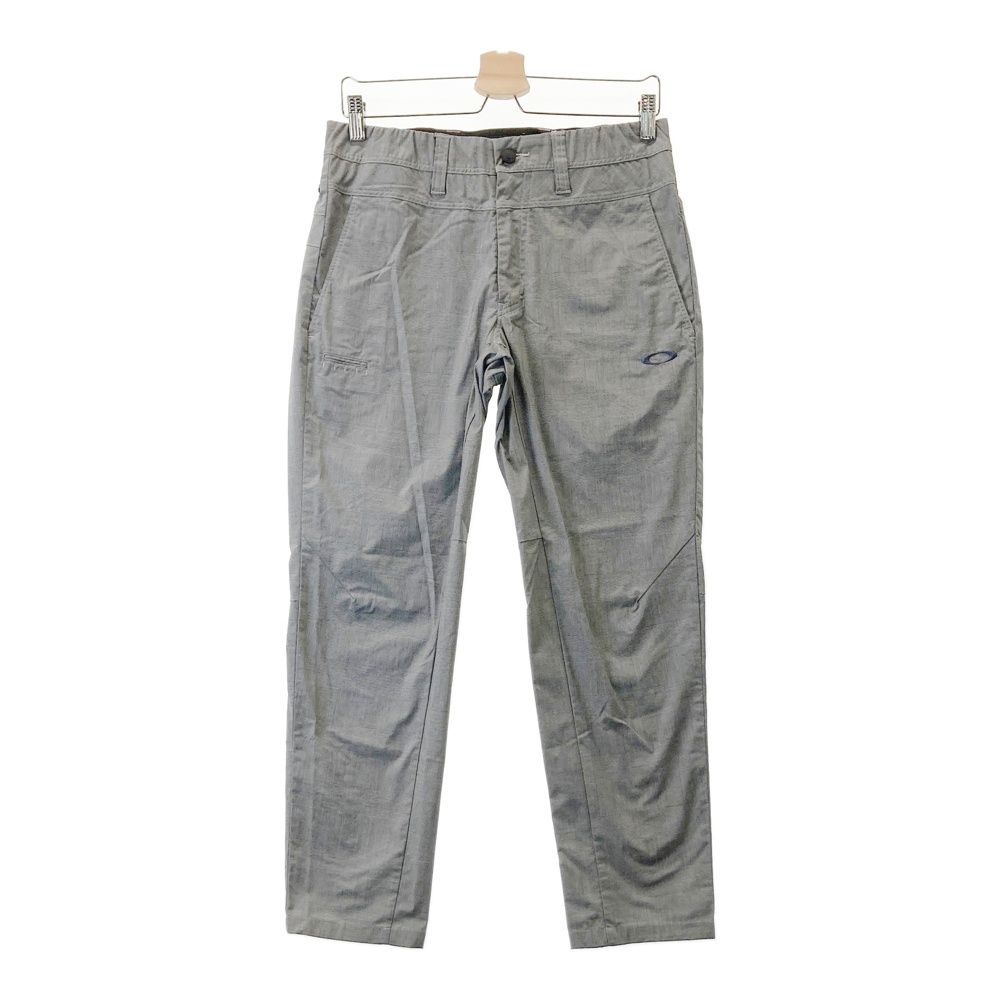 サイズ M OAKLEY オークリー モデル ストレッチパンツ グレンチェック柄 グレー系 240101561287 ゴルフウェア メンズ ストスト