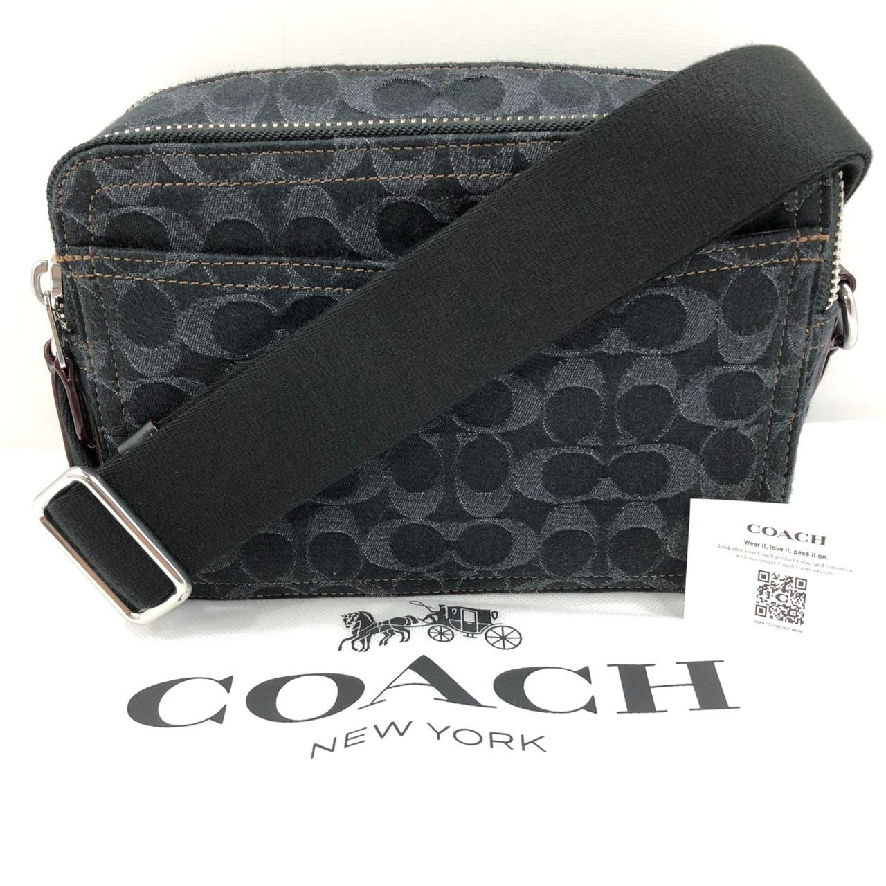 極美品!! 送料無料!!】COACH コーチ CS254 チャーター クロスボディ 24 