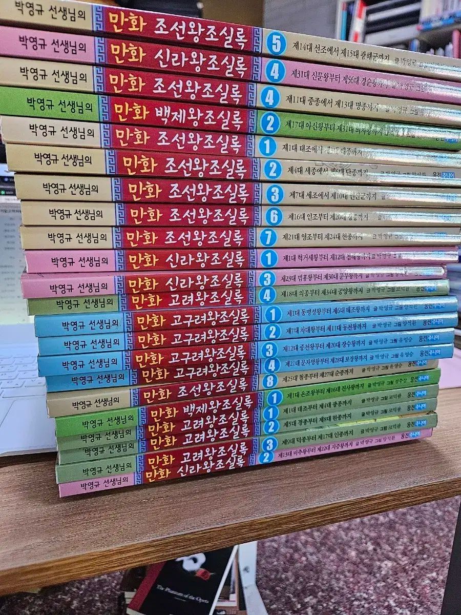 朴英규先生の漫画王朝録シリーズ 22巻 きれい