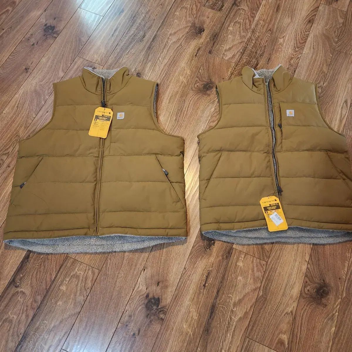 Carhartt カーハート ファー ダウン リバーシブル ベスト サイズ M L ユニセックス 1個あたり