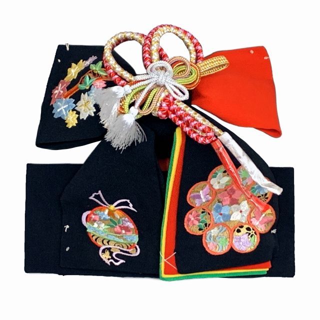 七五三 着物 3歳 女の子 フルセット 正絹 本絞り 友禅柄 三つ身の絵羽