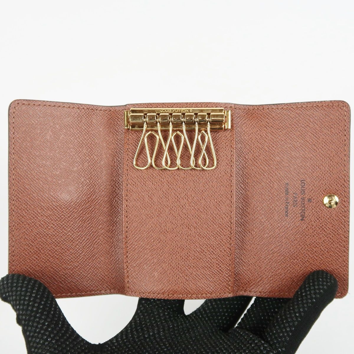  超 LOUIS VUITTON ヴィトン モノグラム 6連キーケース ミュルティクレ ブランド小物 TP 2 キーホルダー キーリング 小物